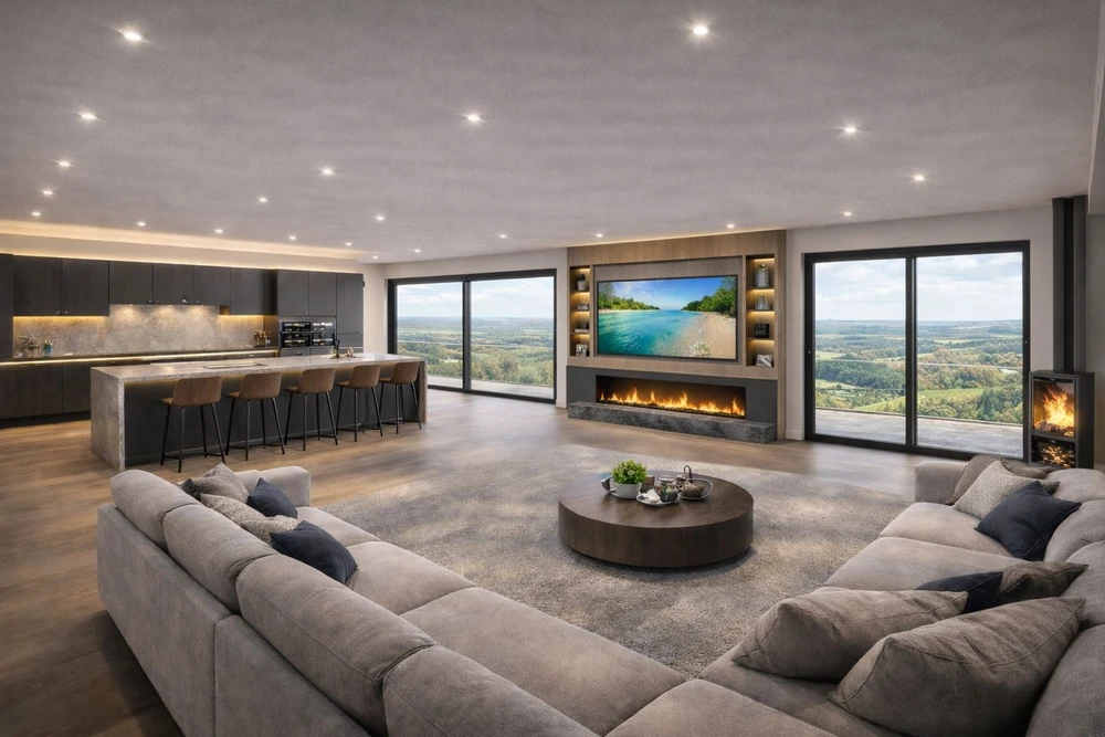 Modern Living Kitchen