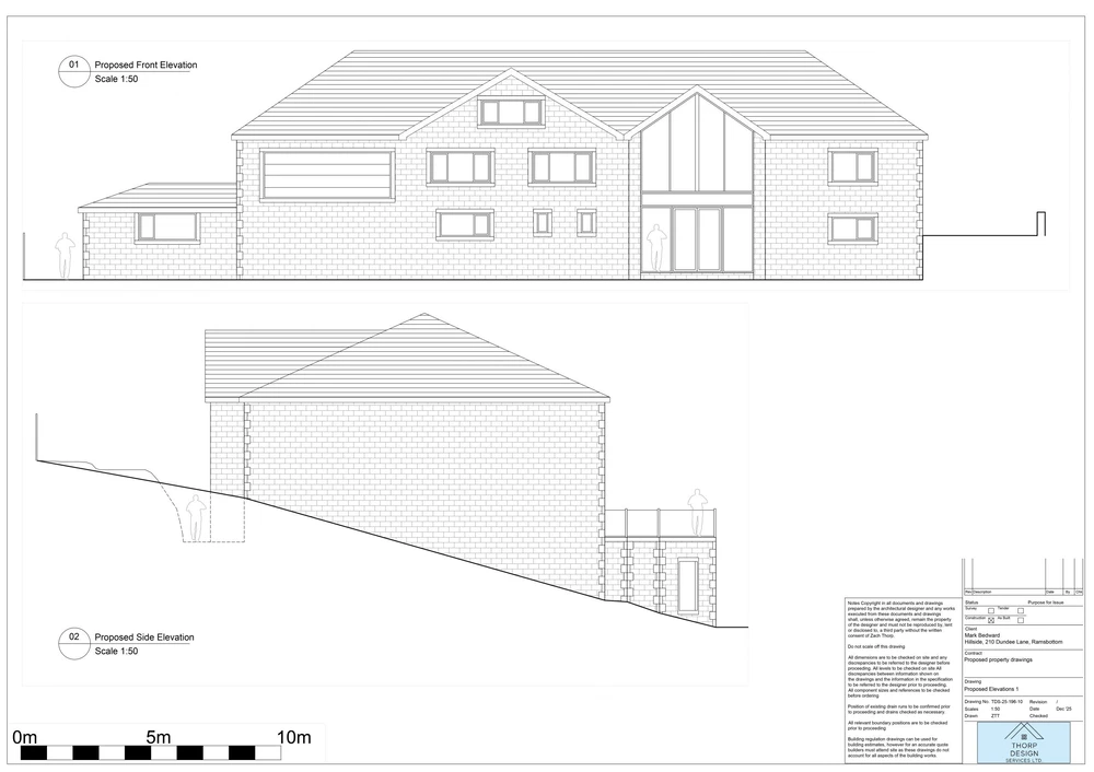 Front and Side Elevations